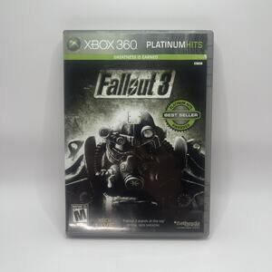 Fallout 3 (Xbox 360 - Platinum Hits) - Good Condition, Tested, Working